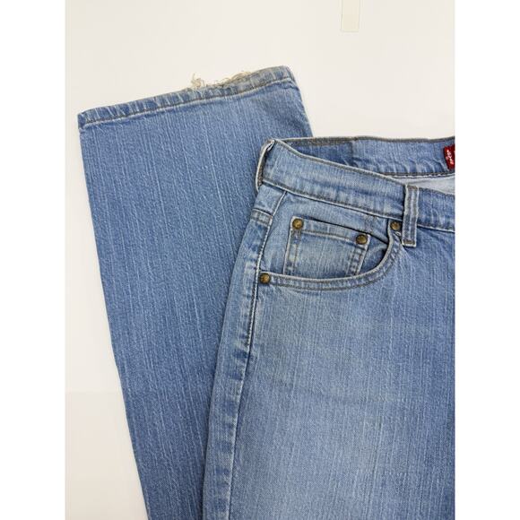 Levis Womens Jeans Size 10 Mis L 515 Nouveau Bootcut Denim Jeans - Picture 3 of 12